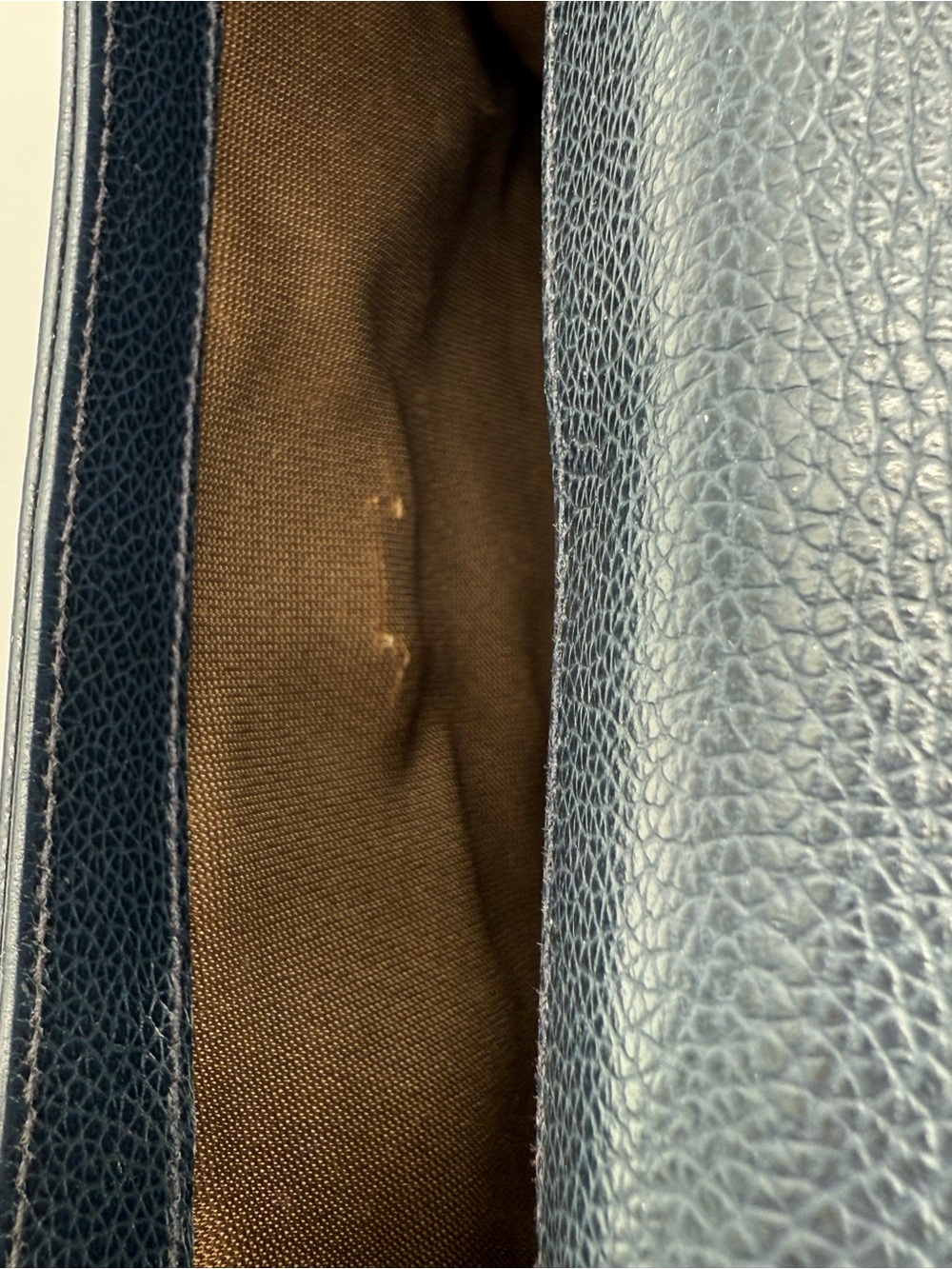 Coach 4400 Navy Leather Crossbody USA Made Classic Madison Spence Legacy Vintage - Picture 8 of 16